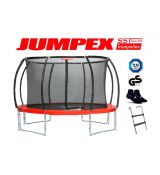 Trampolína Jumpex SST 366 cm červená s vnútornou sieťou.